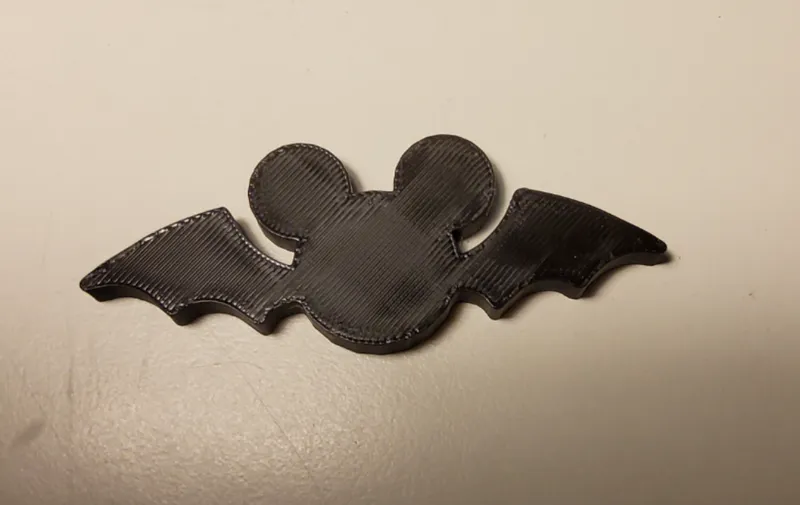 Mickey Maus Fledermaus Magnet