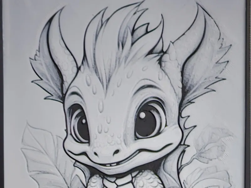 Cute Baby Dragon