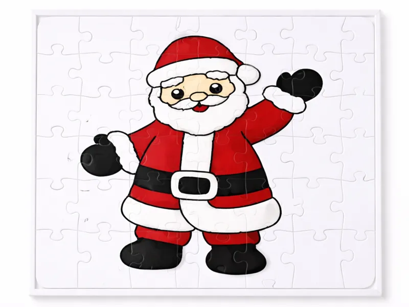 Cute Santa Claus Jigsaw Puzzle AMS Ready