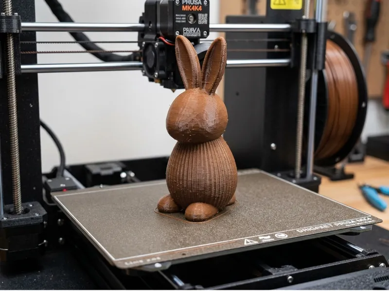 Easter Bunny 3D Print – Ribbed Decorative Rabbit 