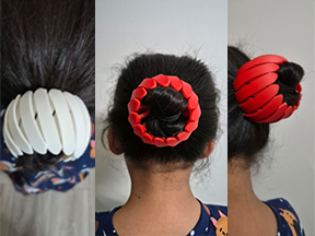 Birds nest hair accessory