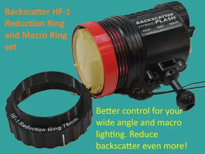 Backscatter HF-1 Strobe Reduction Ring & Macro Set