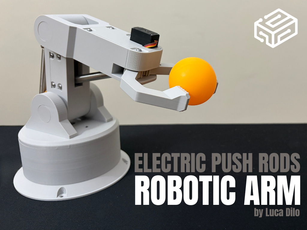 Electric Push Rods Robotic Arm