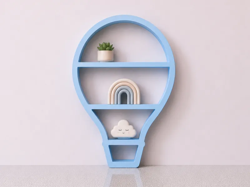 Hot Air Balloon Shelf | Nursery Decor | Kids Room 