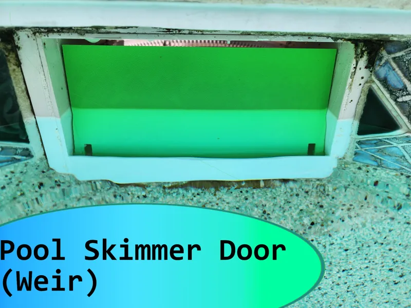 Pool Skimmer Door (Weir)