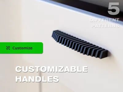 Customizable Drawer Handles - Heat Inserts
