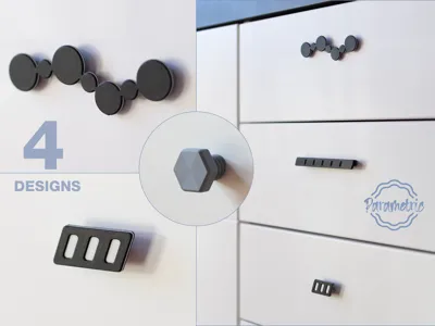 Parametric Drawer Handles - Heat Inserts