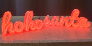 Miniature Holiday LED Neon Signs