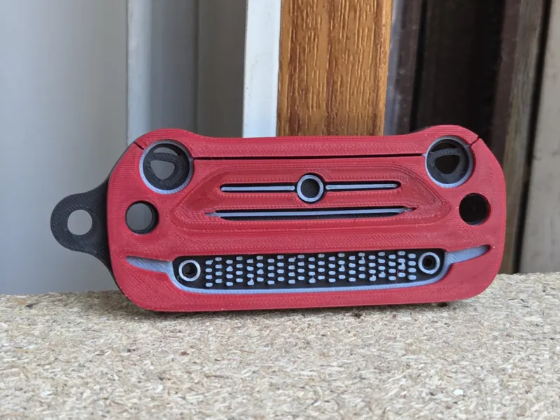 Fiat 500 MK3 Keychain