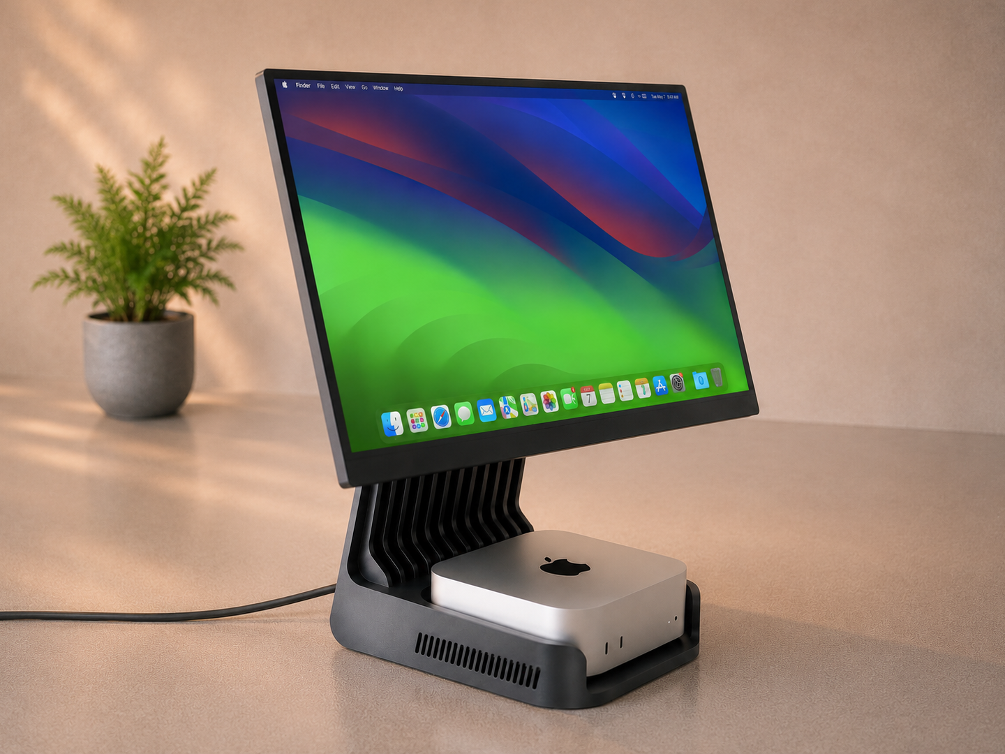 Mac MIni M4 Display Stand
