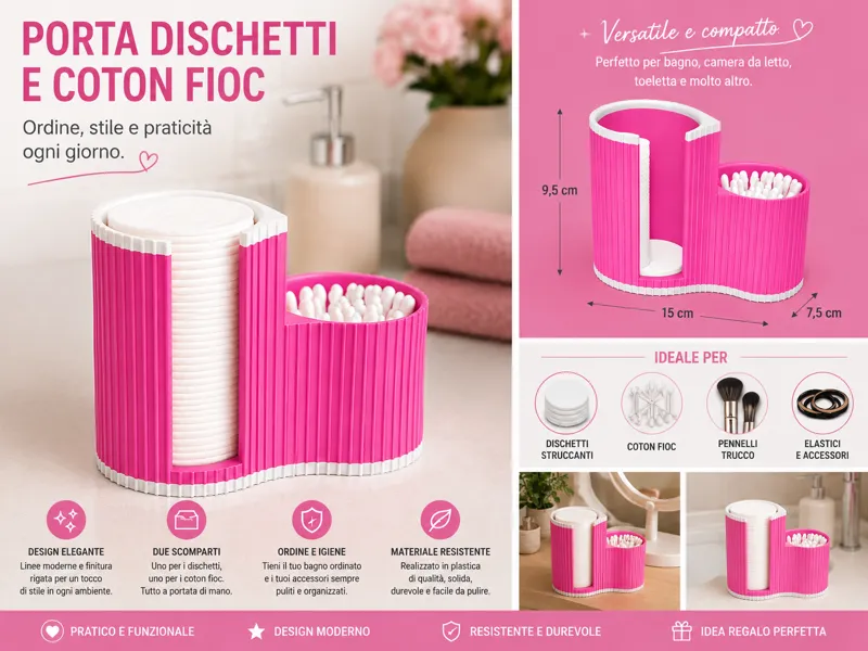 Porta Dischetti e Coton Fiock
