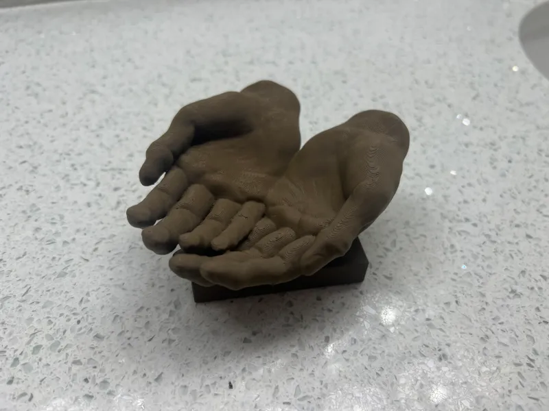 Two Hands Cupping - Perfect for AirPods or Keys