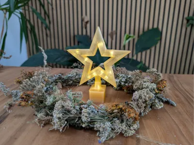 Geometric Star Ornament