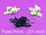 Артикулирана фигурка Skeletal Spiderwing Bat