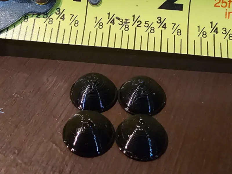 TPU Stand-off Feet 5mm Tall x 11mm Wide 