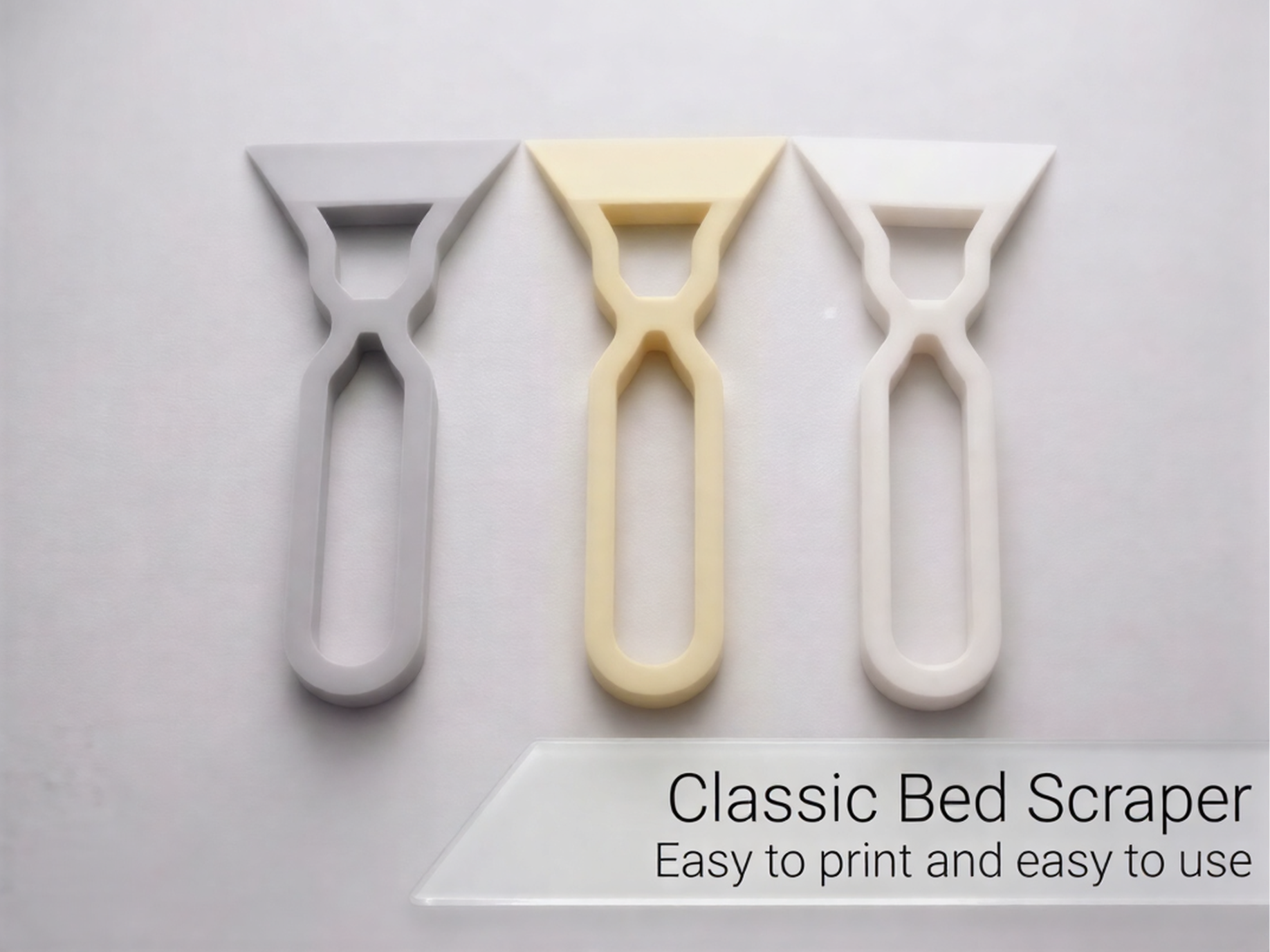 Handy Bed Scraper for 3d printers