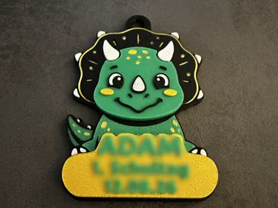 Triceratops Pendant