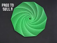 Fidget décagonal grand format 30 anneaux (libre de vente) — photo 1