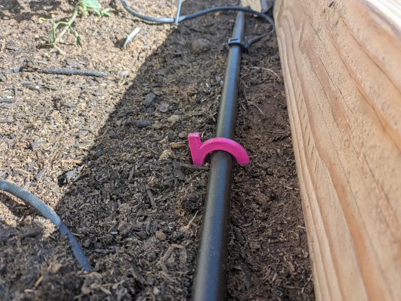 Water line spike for sprinklers