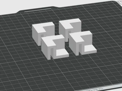 4mm aquarium glass corner block
