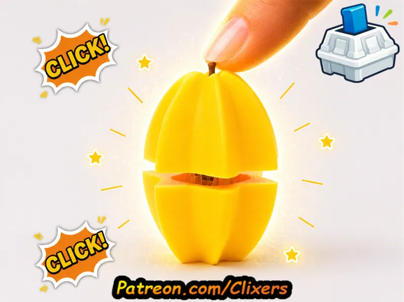 Starfruit Clicker Cute Fidget Toy