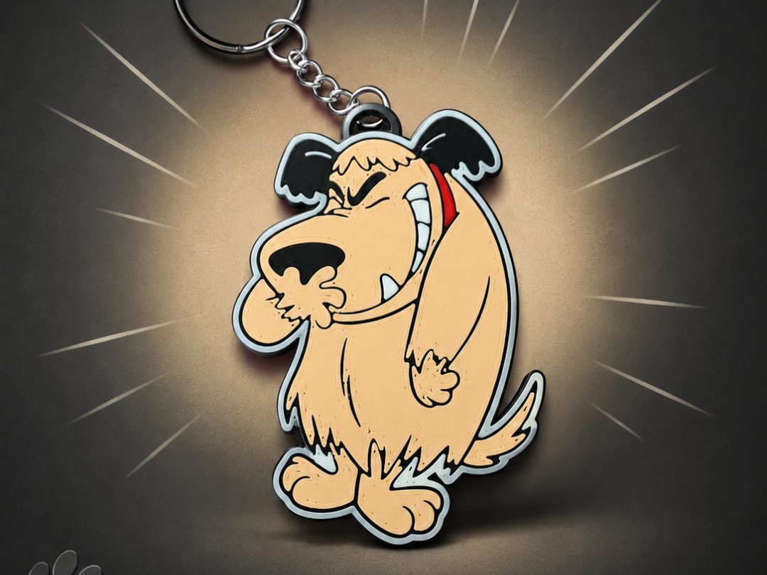 Muttley keychain