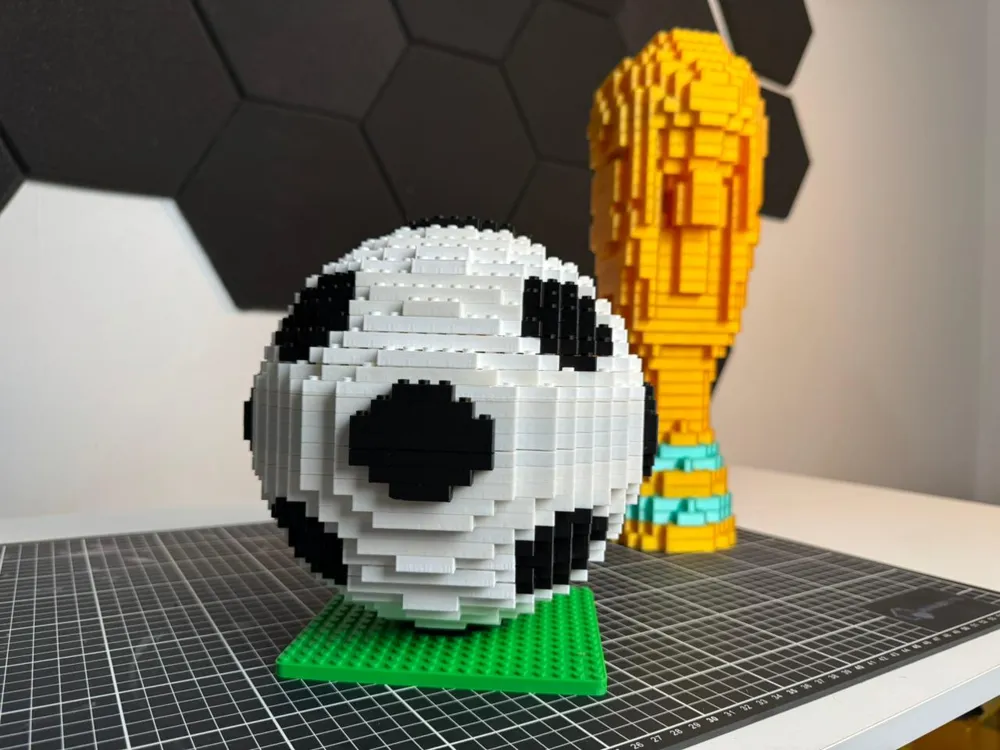 Building Blocks Football Soccer - Free 3D Print Model - MakerWorld