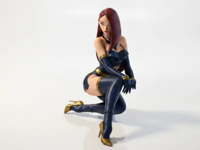Mulan Sitting Figurine Disney Princess