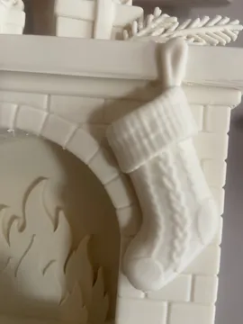 Modelo para impresión 3D: Christmas Fireplace – Decorative with LED Light — vista de referencia 5