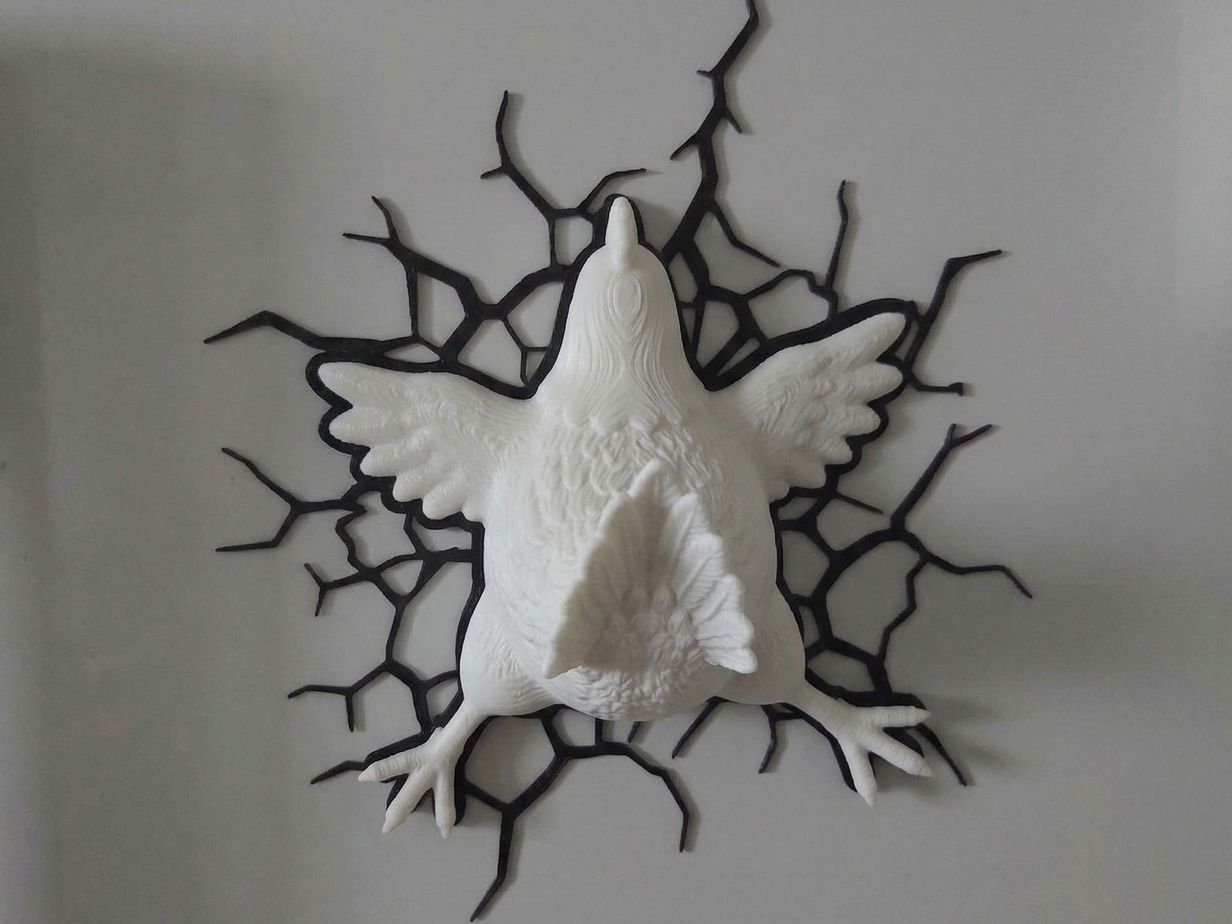 Chicken/Hen/Rooster Splat Crash - Magnet decor