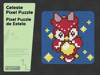Celeste Pixel Puzzle (Animal Crossing)
