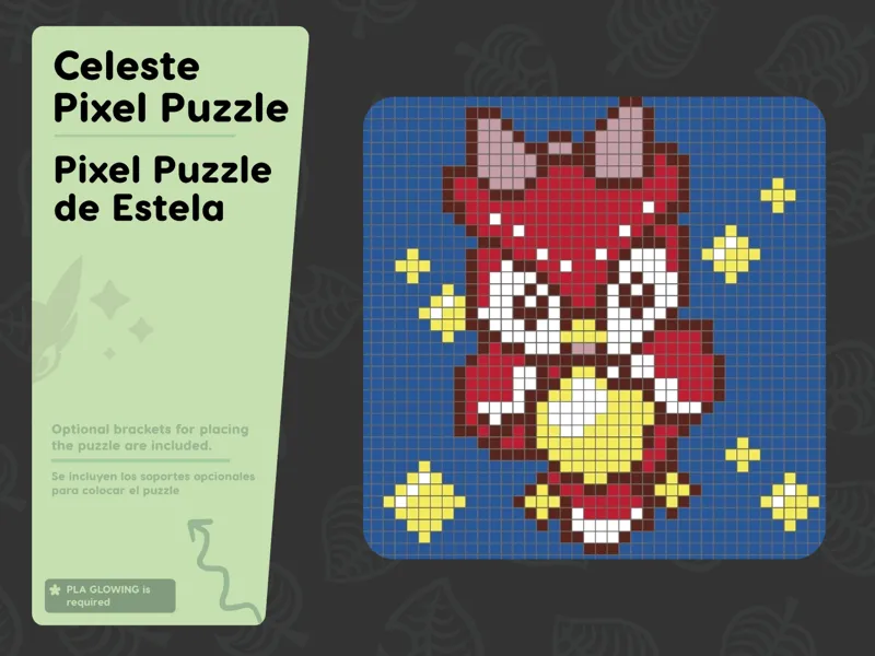 Celeste Pixel Puzzle (Animal Crossing)
