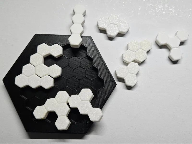 Hex puzzle 4x4 - lvl medium