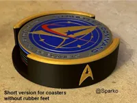 Short Dock for coasters without feet