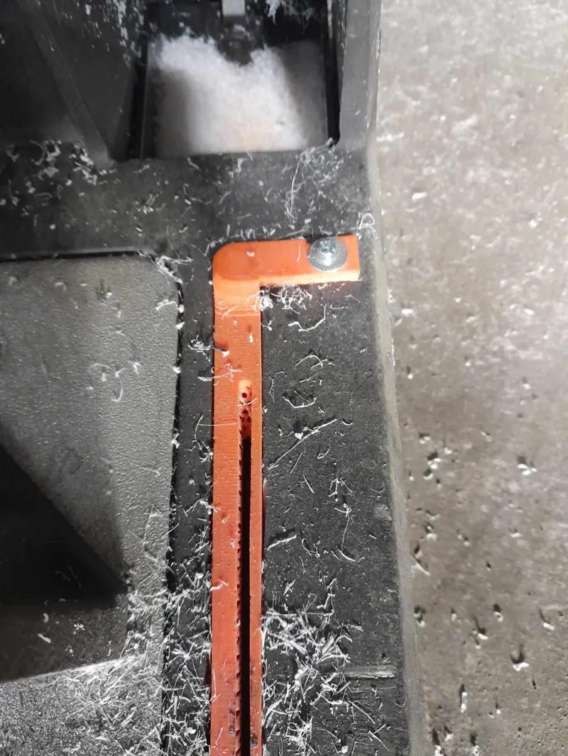 Evolution EVO 380 chop saw zero clearance insert