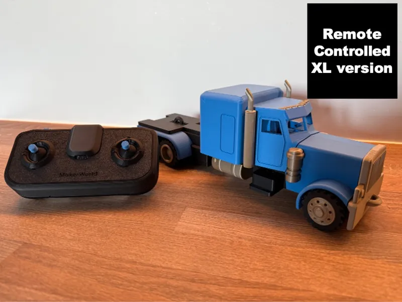 RC Truck with snap-on upgrades