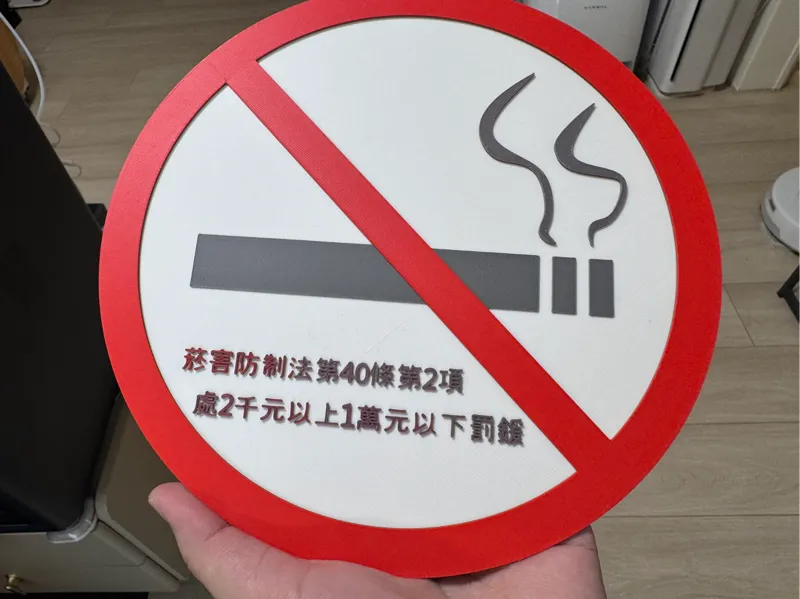 禁菸標誌-法規提醒