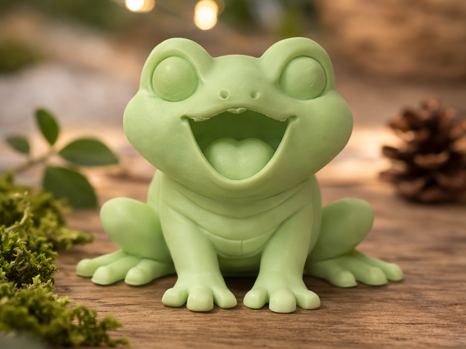 Laughing Bubbles the Frog – Cozy Animal Collection