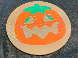 Sugar Cookie Coaster (Pumpkin/Halloween)