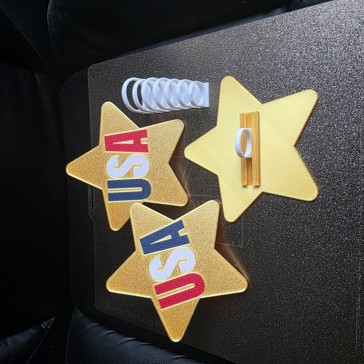 Miniatura 1 do modelo 3D USA star Hype Ring 