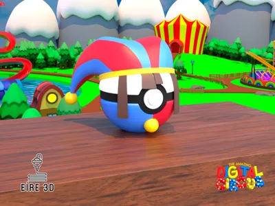 Pokeball-Pomni-the amazing digital circus-pokebola