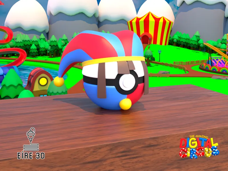 Pokeball-Pomni-the amazing digital circus-pokebola
