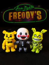 Фигурки Springtrap, Golden Freddy & Puppet