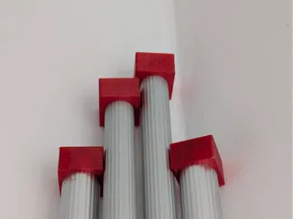 Square End Cap with Round Hole