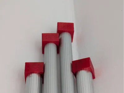 Square End Cap with Round Hole
