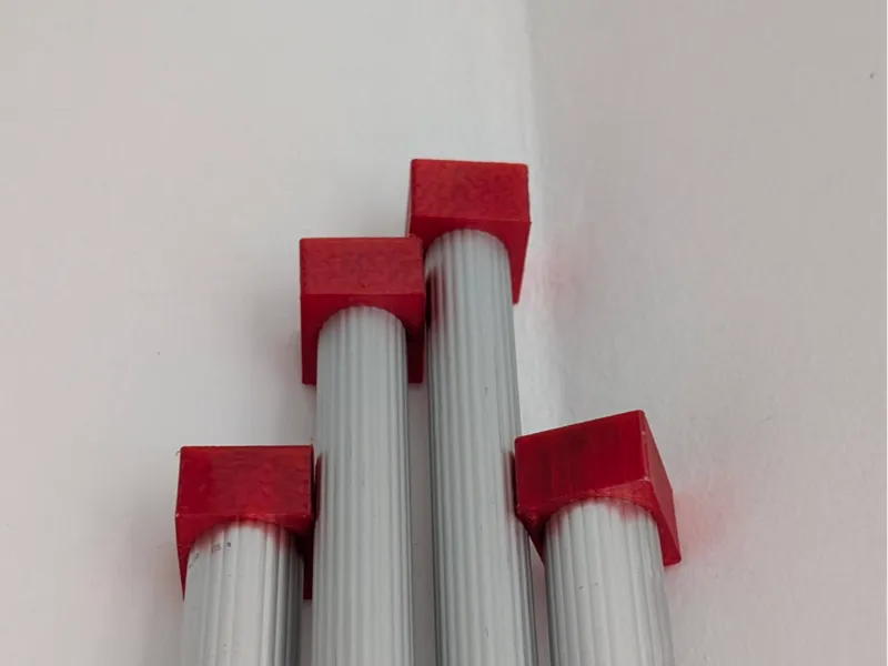 Square End Cap with Round Hole