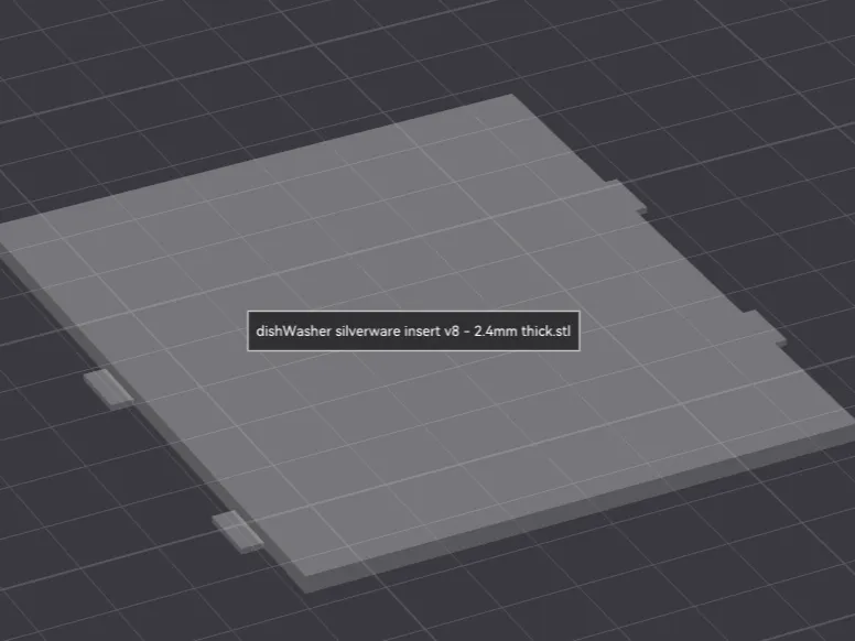 dishWasher silverware insert plate