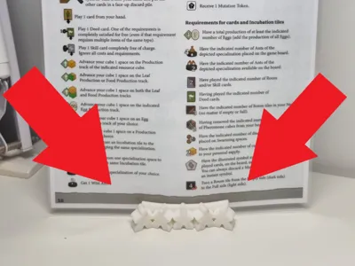 Board Game Reference Sheet Stand