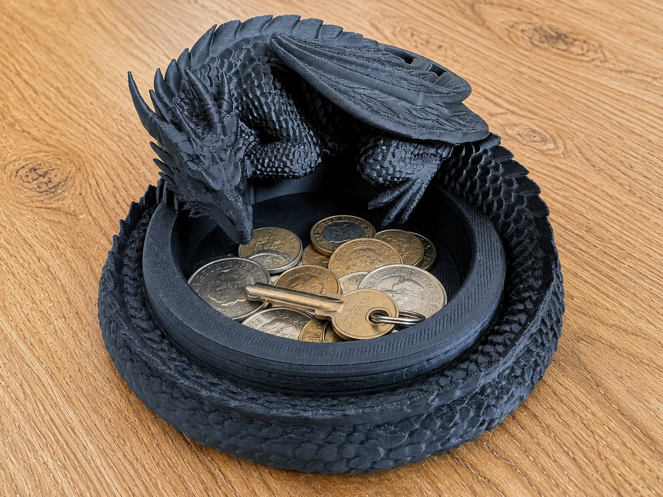 Guarding Dragon Keys Bowl - Catchall Tray - 1