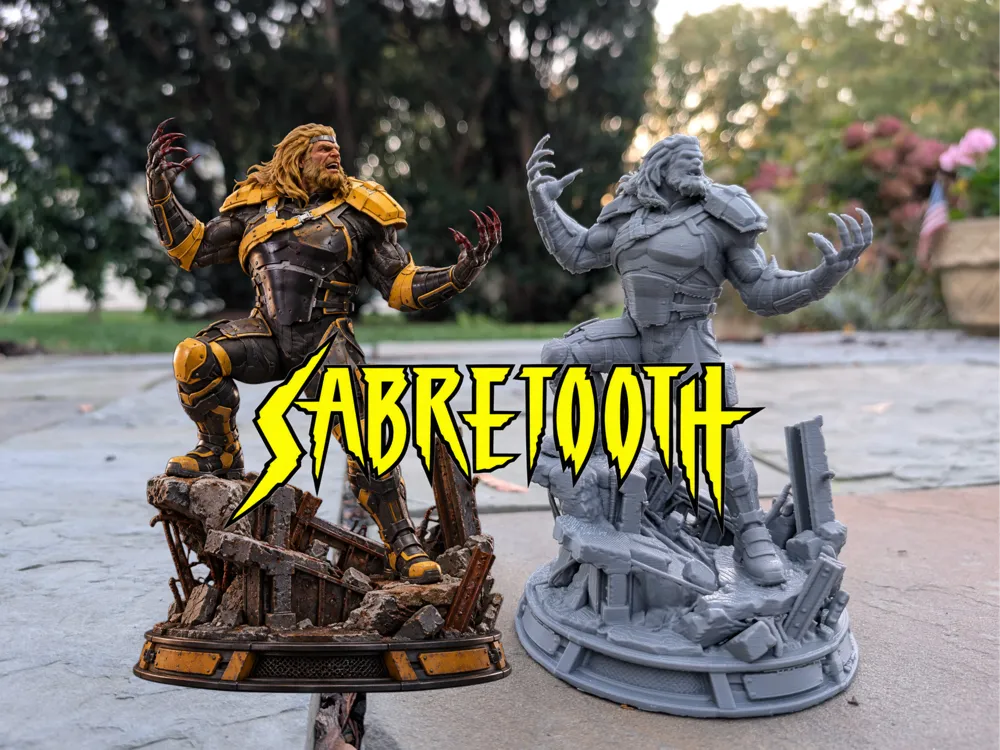 Sabretooth (Wolverine Game) - Free 3D Print Model - MakerWorld